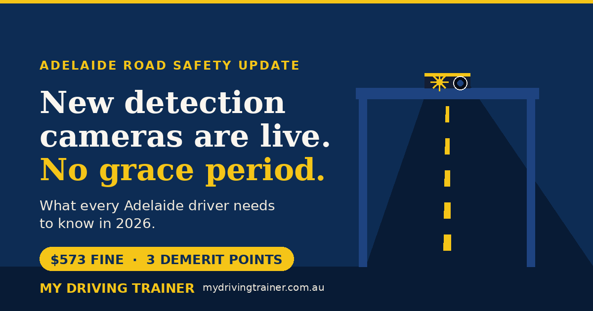 New mobile phone detection cameras going live across Adelaide in 2026 with no grace period